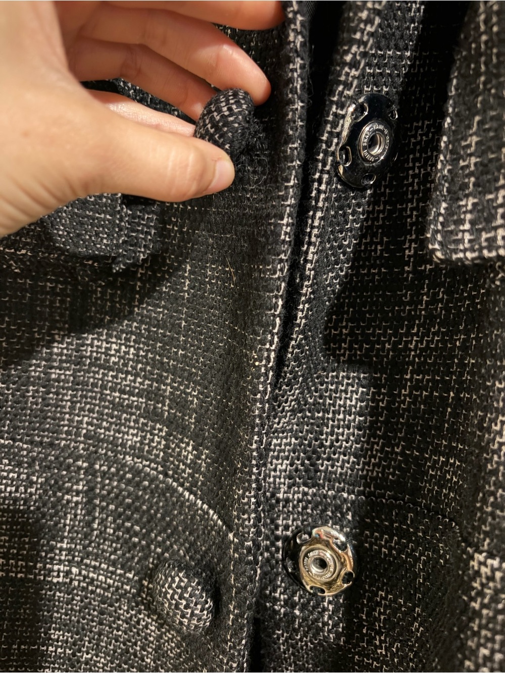 💕Marc Jacobs | Women’s Runway Tweed Lady Moto Long Coat with Zip Pockets | Sz 12 - Picture 4 of 10